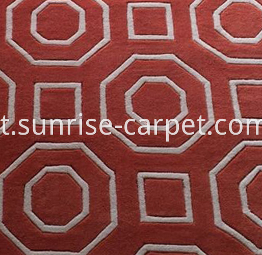 hand tufted carpet with design 2